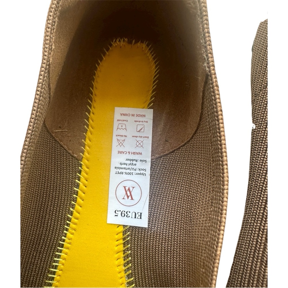 Vivaia Margot 2.0 Brown Square Toe V-Cut Ballet Flats Slip On Size 9 US (39.5
EU - Picture 12 of 13